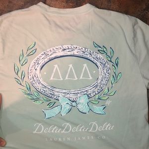 Lauren James green Tri Delta short sleeve t-shirt